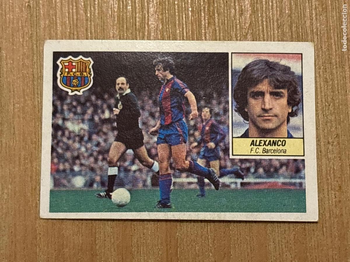 Cartes &agrave; collectionner de Football: 37. CROMO DESPEGADO ALEXANCO BARCELONA ESTE 1984-85 84-85 FUTBOL LIGA 84 85