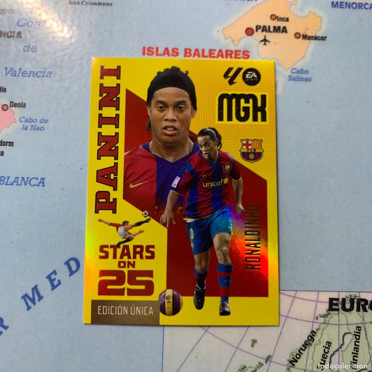 Figurine di Calcio: Ronaldinho n&uacute;mero 436 serie on Stars On 25 Del Barcelona megacracks 26-27 2026-2027