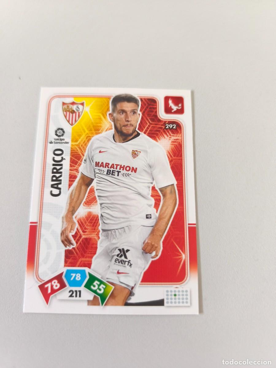 Cromos de f&uacute;tbol: ADRENALYN XL 2019 2020 19 20 SEVILLA CARRI&Ccedil;O 292 CRM1
