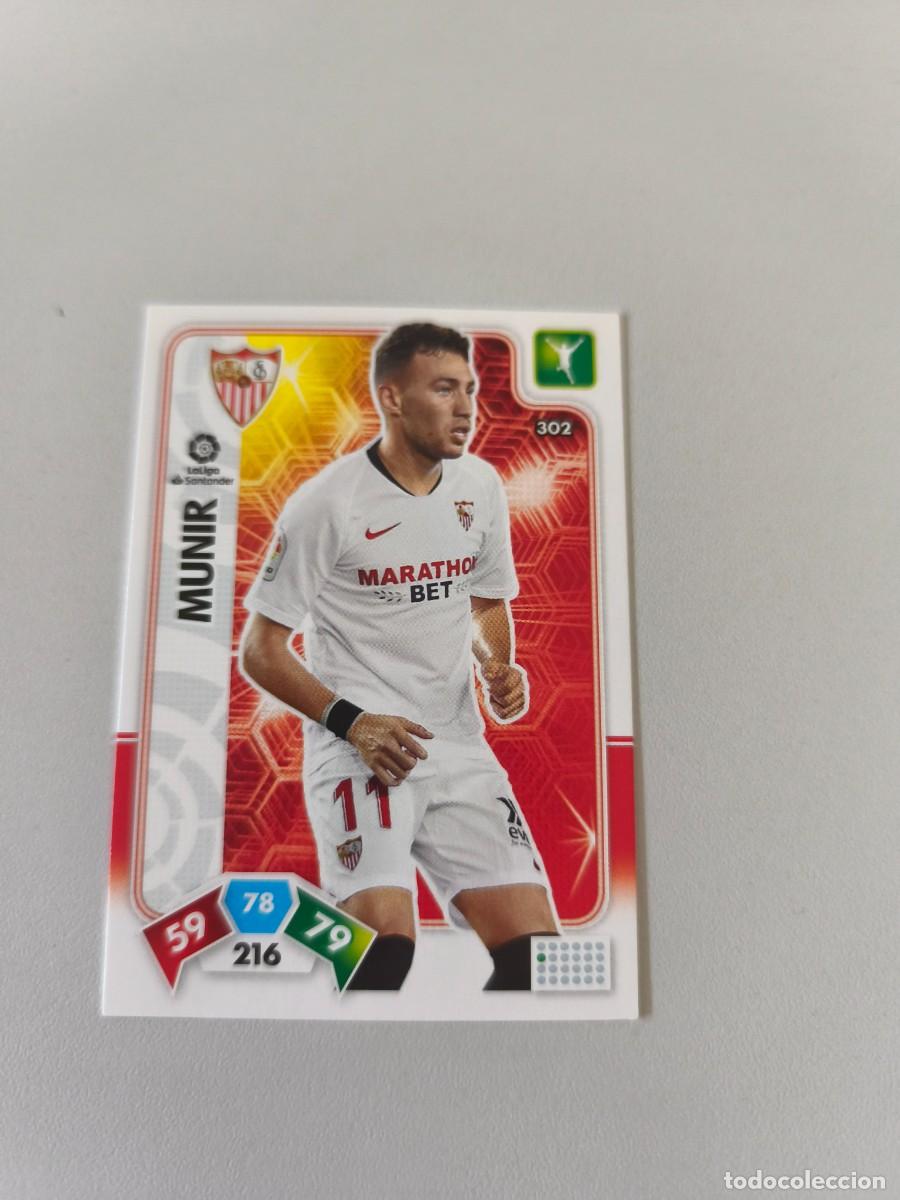 Cromos de f&uacute;tbol: ADRENALYN XL 2019 2020 19 20 SEVILLA MUNIR 302 CRM1