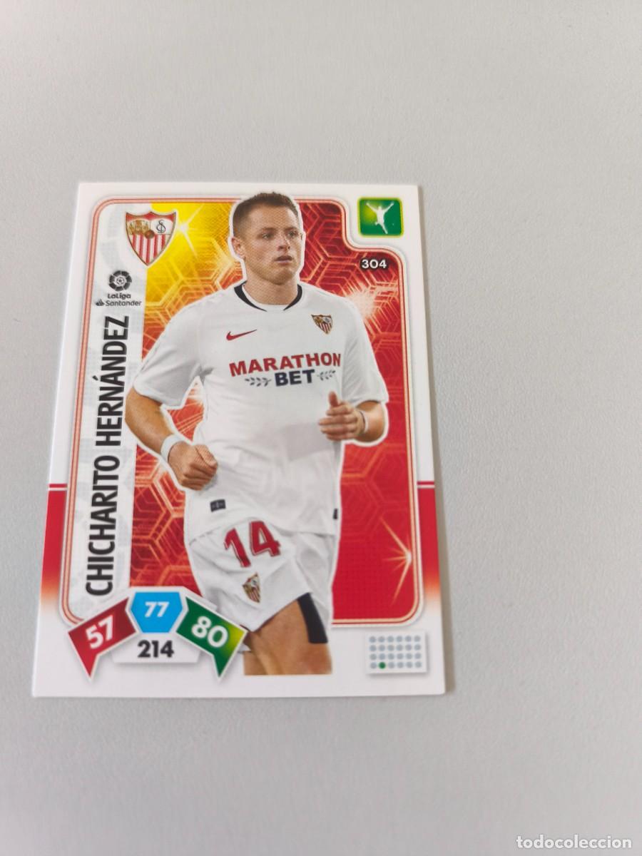 Cromos de f&uacute;tbol: ADRENALYN XL 2019 2020 19 20 SEVILLA CHICHARITO HERNANDEZ 304 CRM1