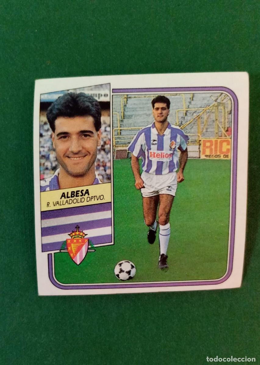 Cromos de f&uacute;tbol: Liga Este F&uacute;tbol 1989 1990 89 90 Albesa Valladolid NUNCA PEGADO