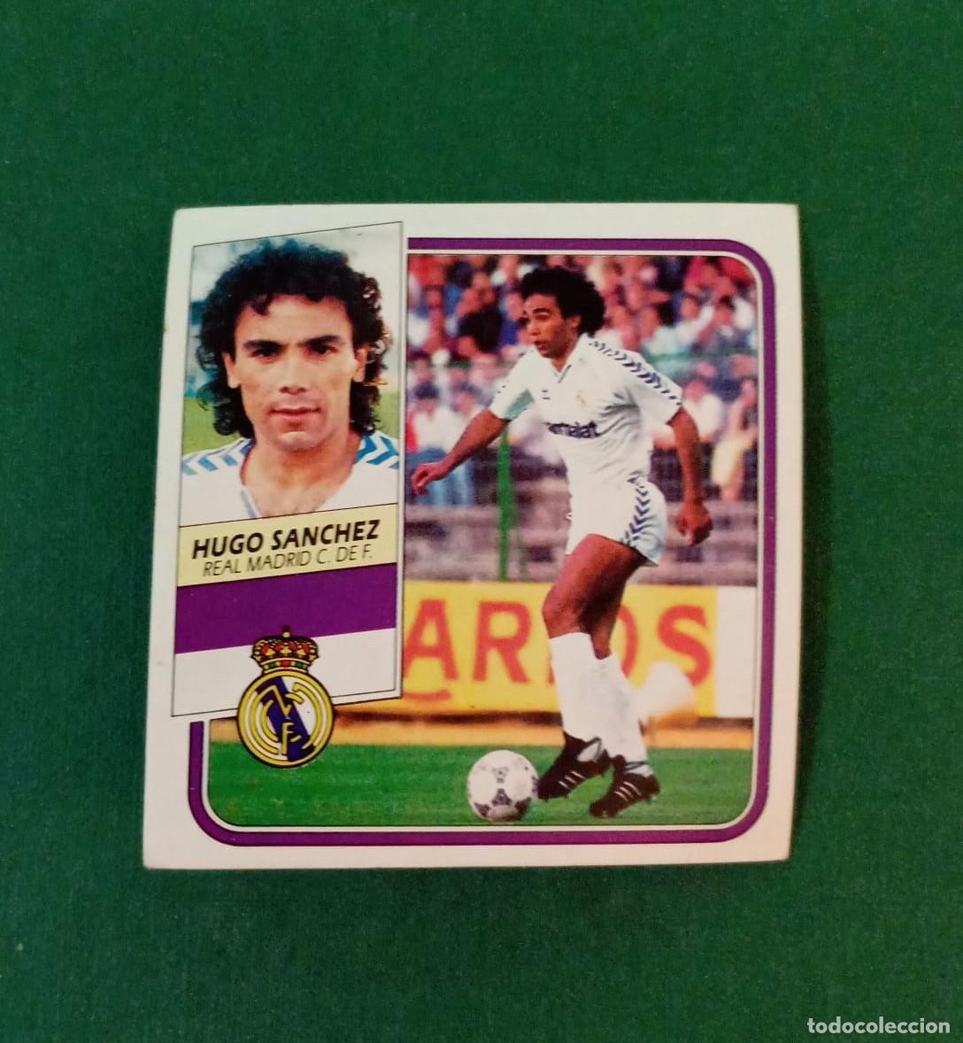 Cromos de f&uacute;tbol: Liga Este F&uacute;tbol 1989 1990 89 90 Hugo S&aacute;nchez Real Madrid NUNCA PEGADO