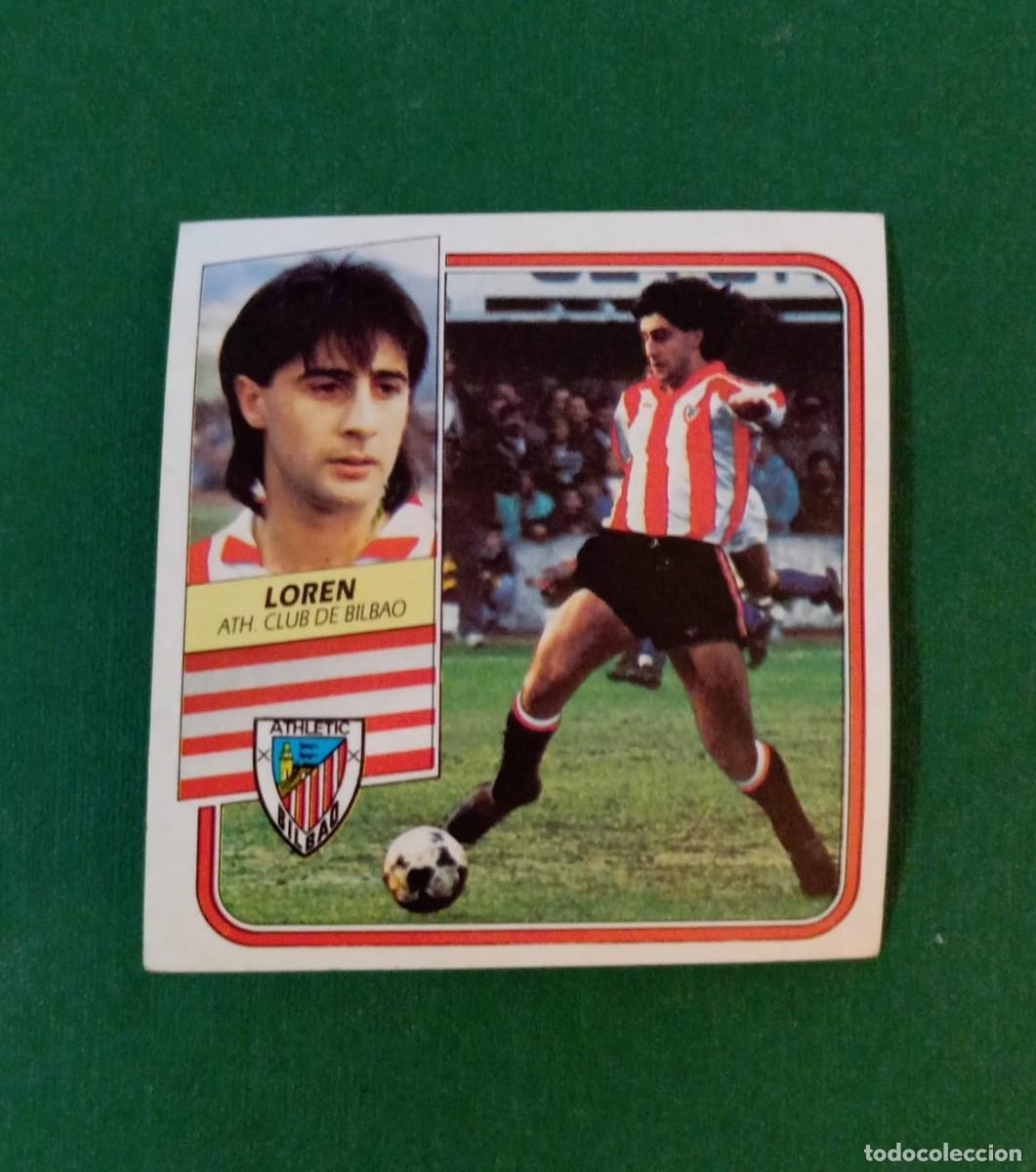 Cromos de f&uacute;tbol: Liga Este F&uacute;tbol 1989 1990 89 90 Loren Athletic de Bilbao NUNCA PEGADO