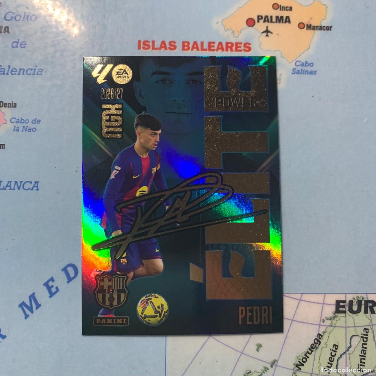 Cromos de f&uacute;tbol: Pedri elite power n&uacute;mero 15P Del Barcelona megacracks 26-27 2026-2027