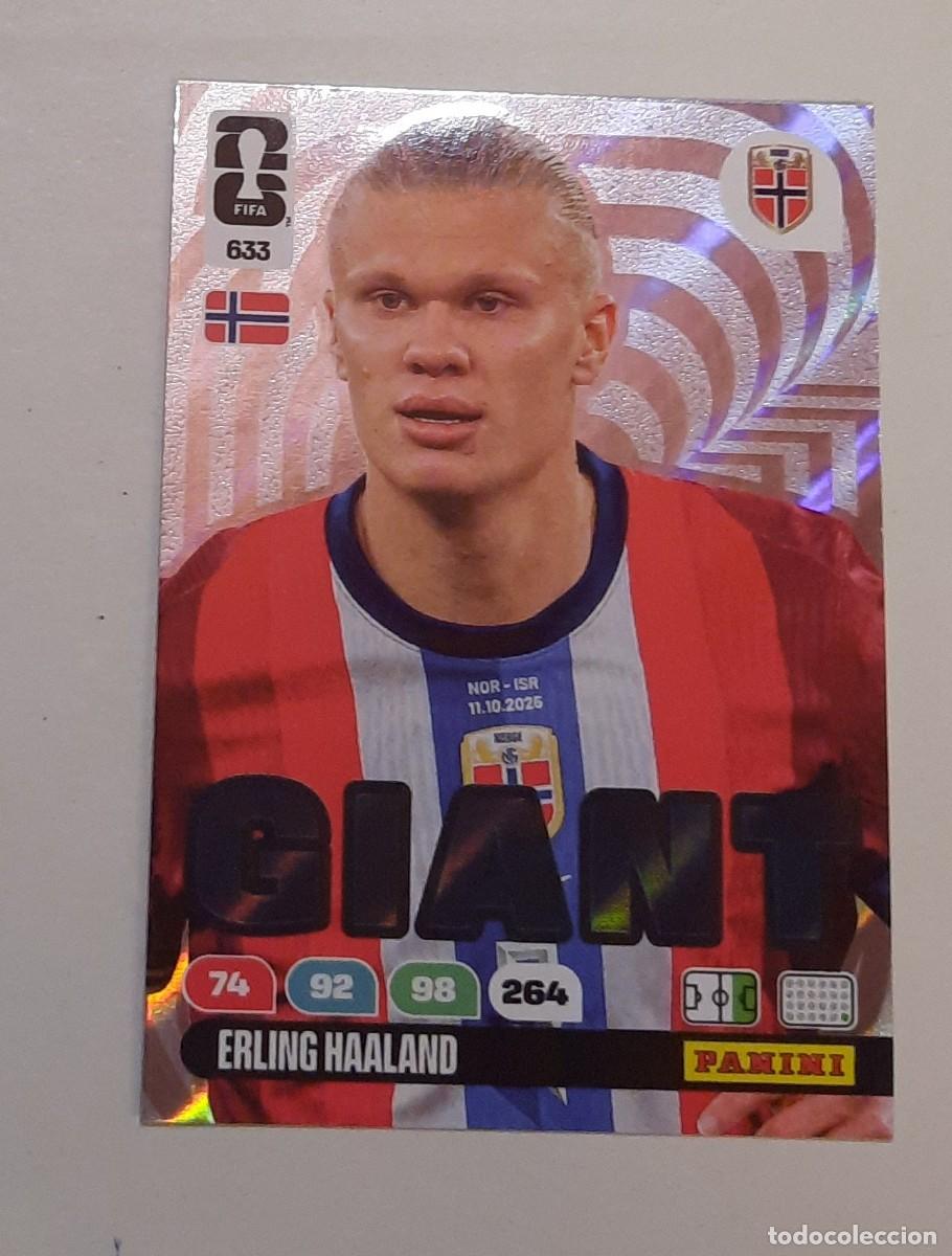 Cromos de f&uacute;tbol: Fifa World Cup 2026, 633 Giant Erling Haaland