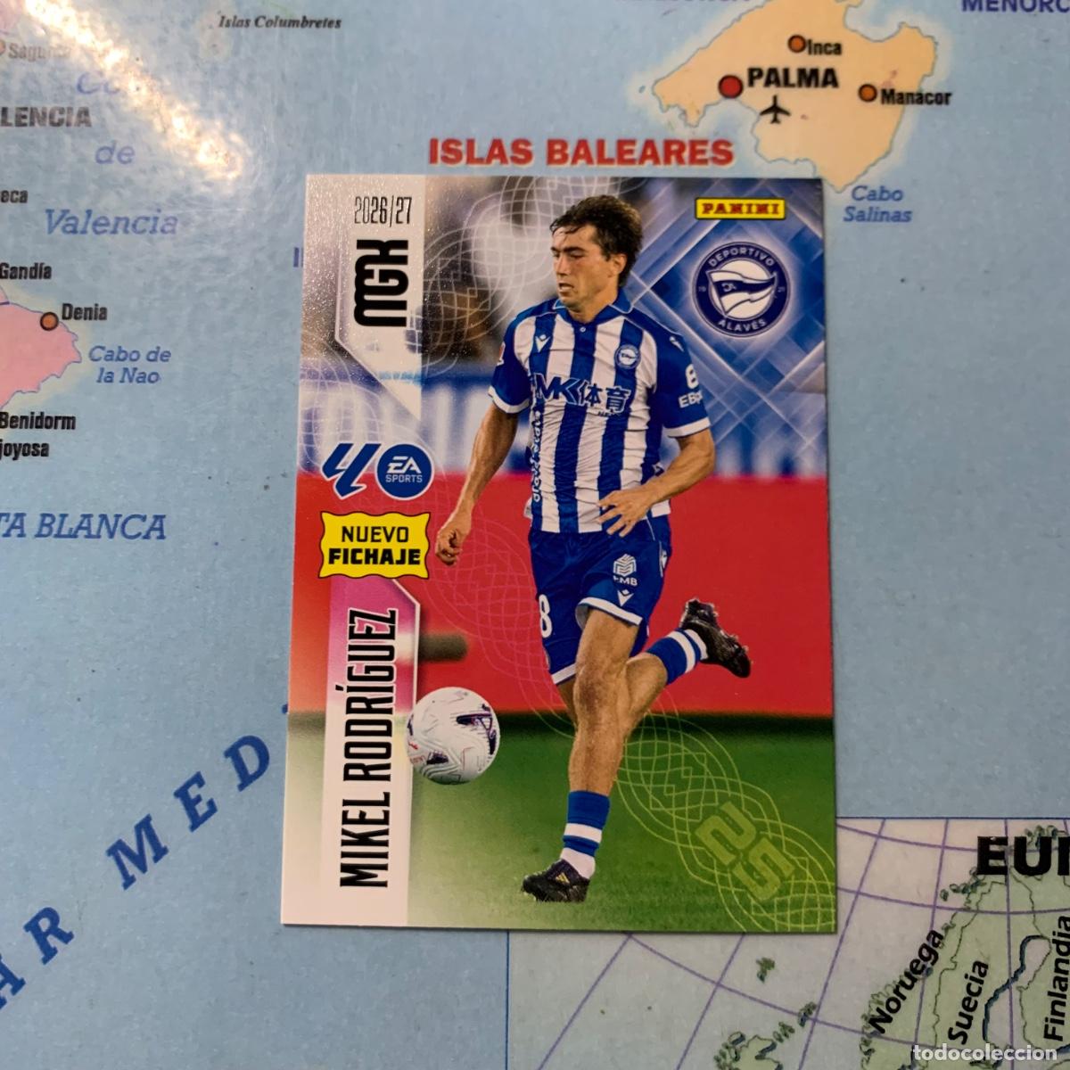 Cromos de f&uacute;tbol: Mikel Rodr&iacute;guez nuevo fichaje n&uacute;mero 456 Del Alaves megacracks 26-27 2026-2027