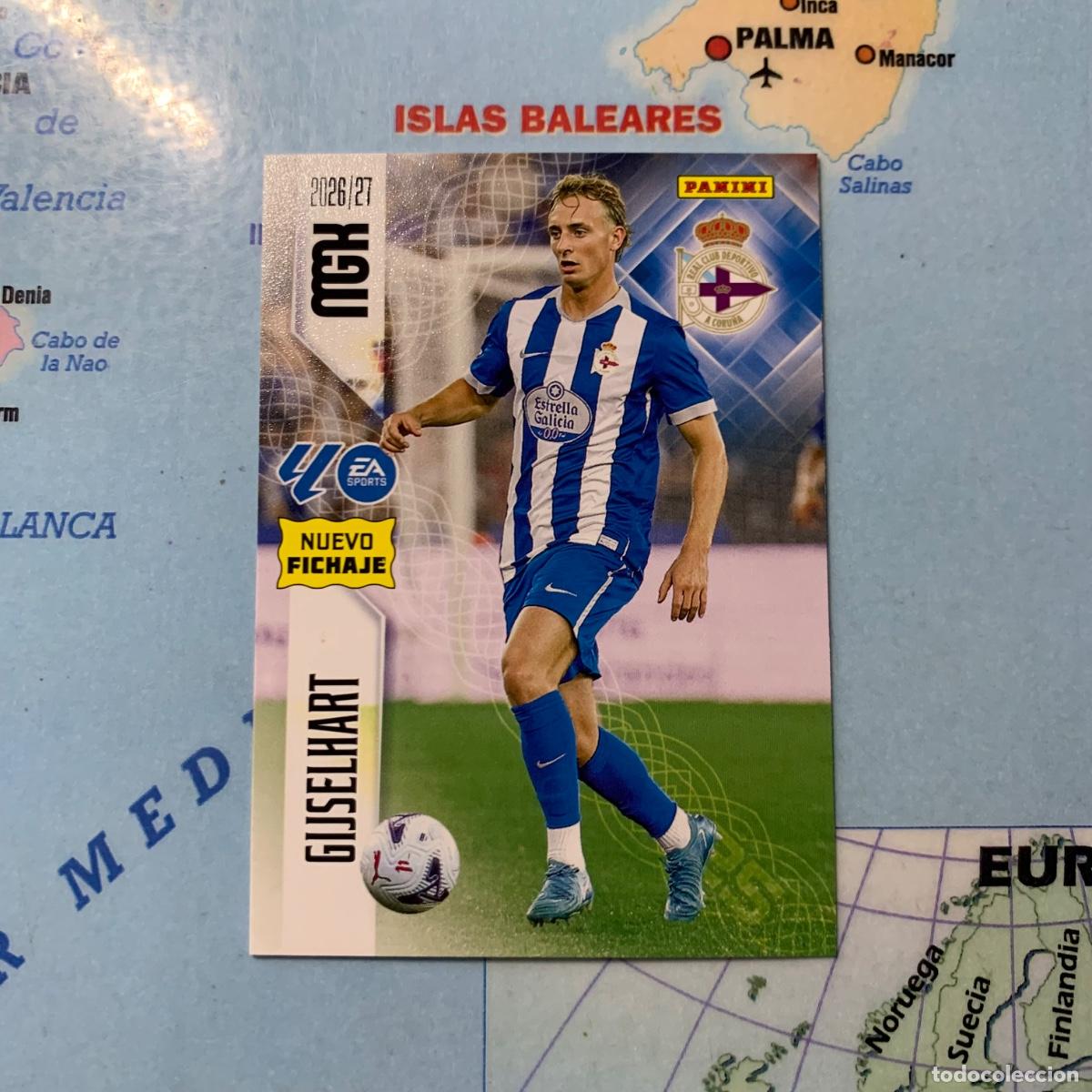 Cromos de f&uacute;tbol: Gijselhart nuevo fichaje n&uacute;mero 463 Del Deportivo de La Coru&ntilde;a megacracks 26-27 2026-2027