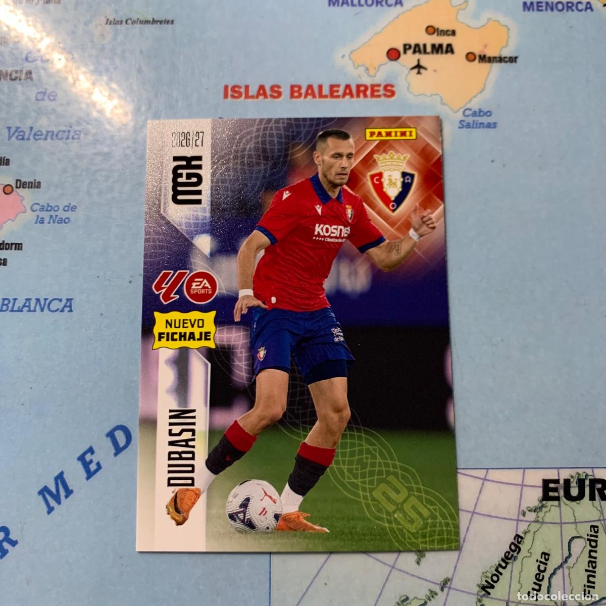 Cromos de f&uacute;tbol: Dubasin nuevo fichaje n&uacute;mero 467 Del Osasuna megacracks 26-27 2026-2027