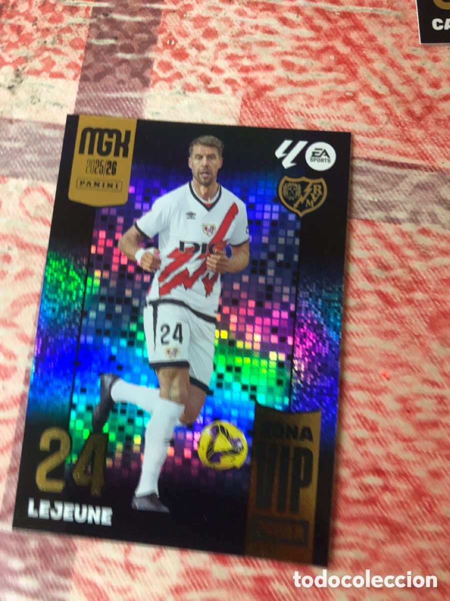 Cromos de f&uacute;tbol: P400 P 400 LEJEUNE RAYO VALLECANO ZONA VIP POWER MEGACRACKS 2025 2026 25 26