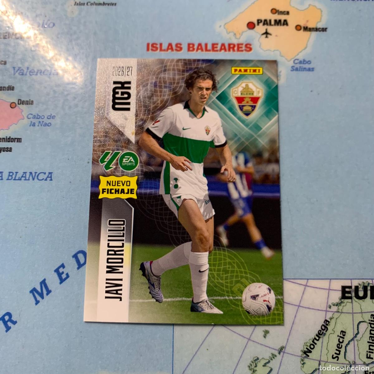 Cromos de f&uacute;tbol: Javi Morcillo nuevo fichaje n&uacute;mero 473 Del Elche megacracks 26-27 2026-2027