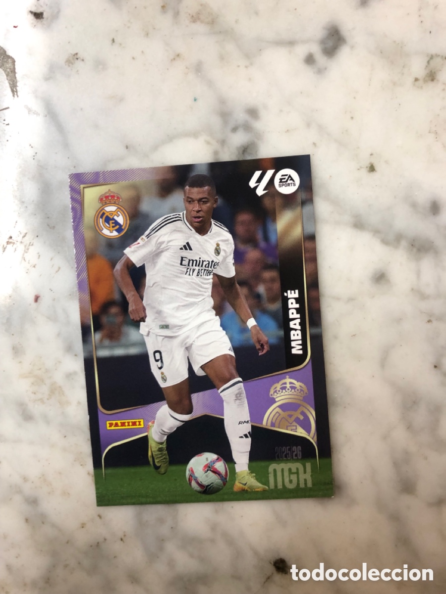 Cromos de f&uacute;tbol: MBAPPE N&ordm; 232 (REAL MADRID) MEGACRACKS 2025 2026 PANINI 25 26 LIGA MGK FICHA CARD CROMO LFP