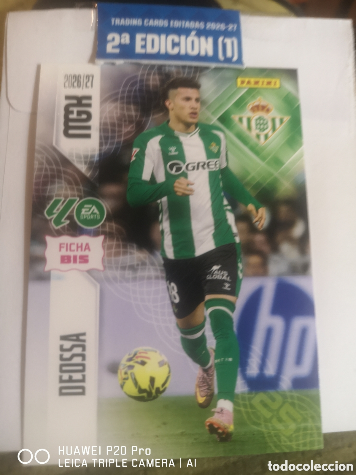 Cromos de f&uacute;tbol: MEGACRACKS 2026 2027 2026 27 DEOSSA 100 BIS - REAL BETIS