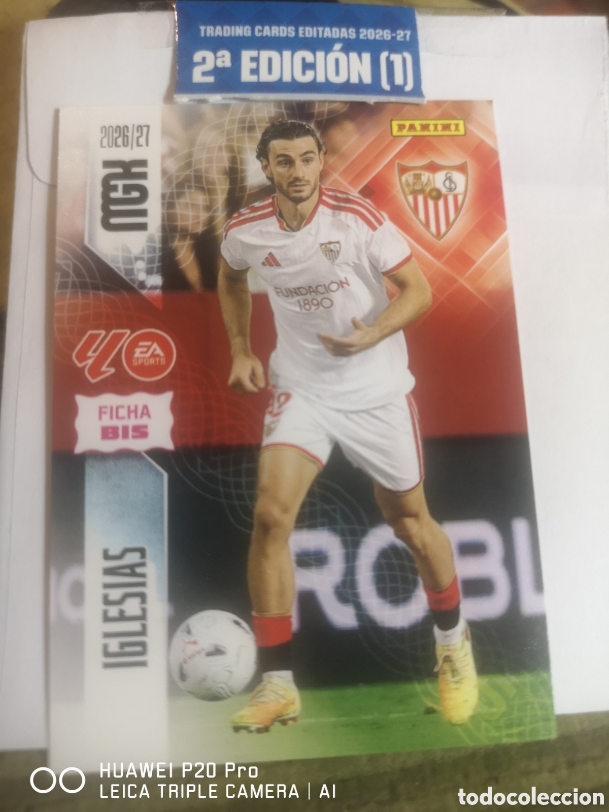 Cromos de f&uacute;tbol: MEGACRACKS 2026 2027 2026 27 IGLESIAS 329 BIS - SEVILLA