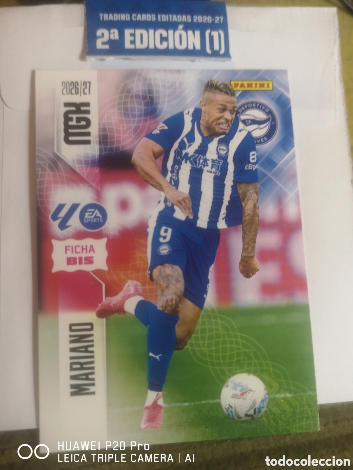 Cromos de f&uacute;tbol: MEGACRACKS 2026 2027 2026 27 MARIANO 34 BIS - ALAVES