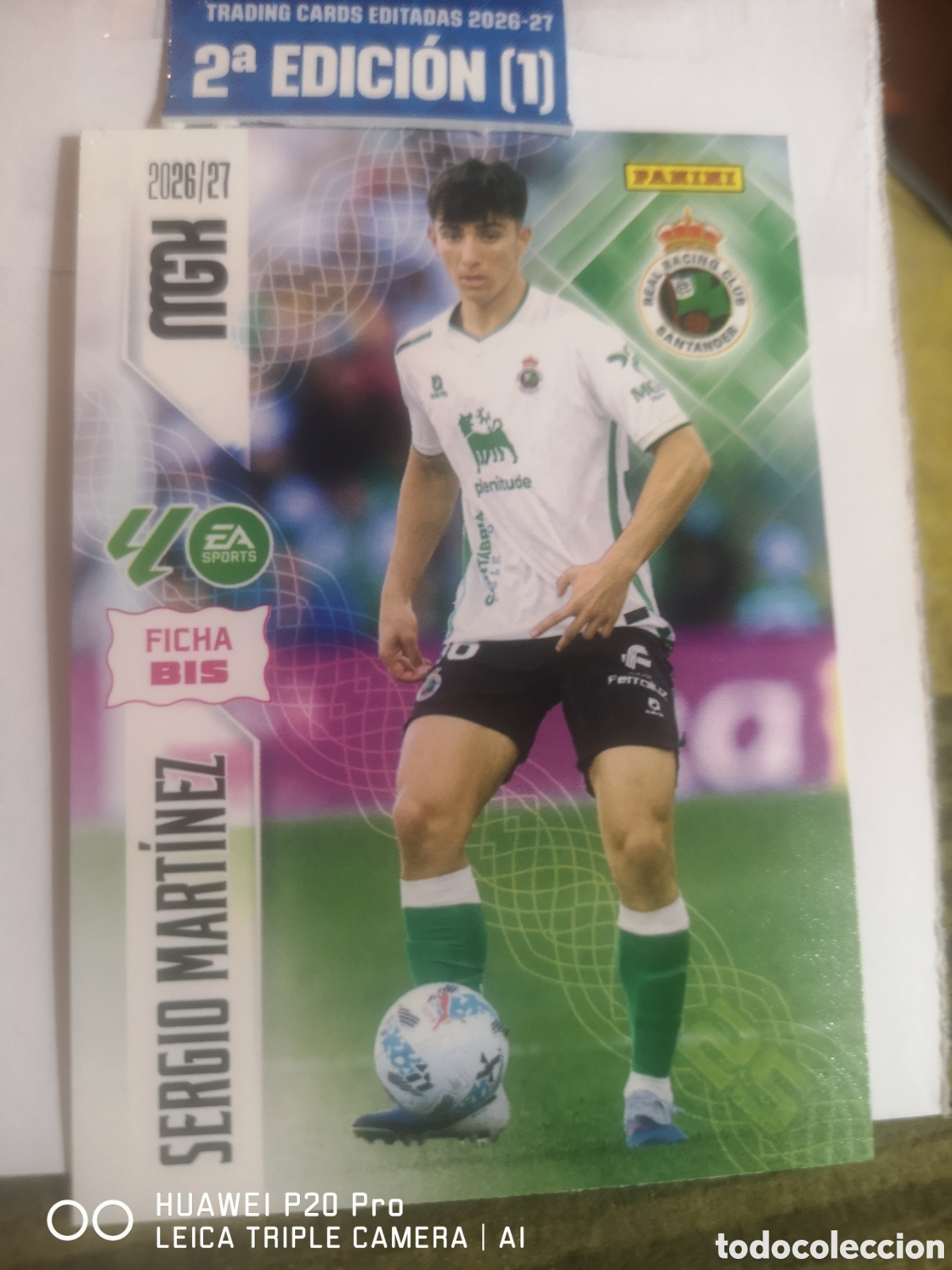 Cromos de f&uacute;tbol: MEGACRACKS 2026 2027 2026 27 SERGIO MARTINEZ 283 BIS - RACING SANTANDER