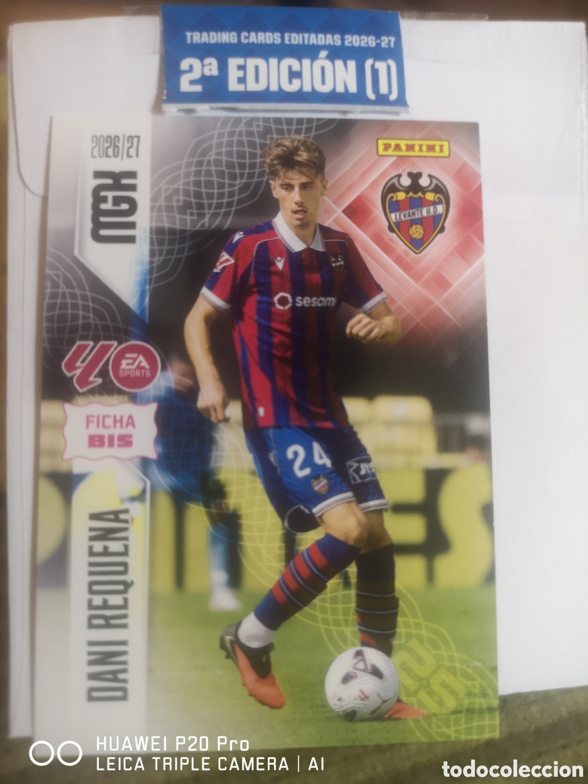 Cromos de f&uacute;tbol: MEGACRACKS 2026 2027 2026 27 DANI REQUENA 208 BIS - LEVANTE