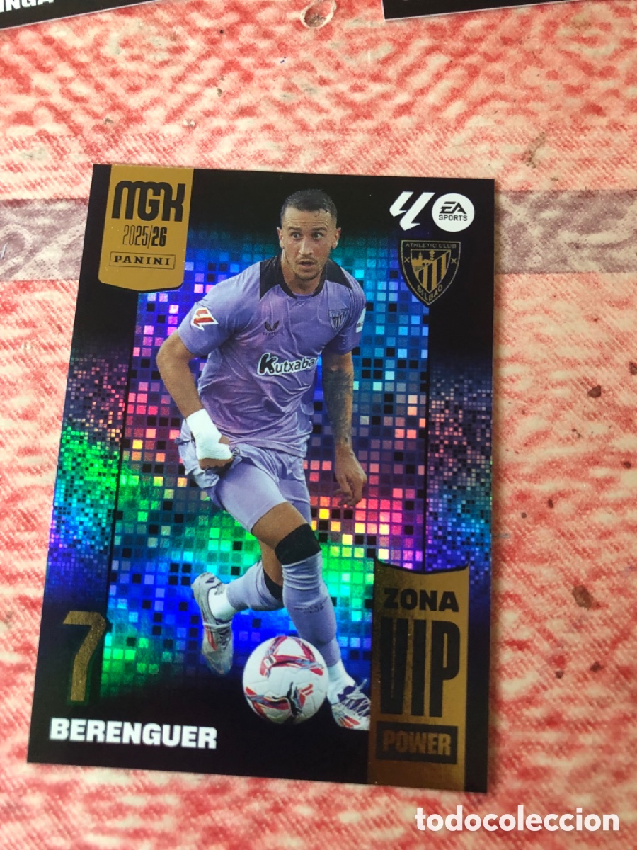Cromos de f&uacute;tbol: P390 BERENGUER ATHLETIC DE BILBAO ZONA VIP POWER FICHAS ALBUM MEGACRACKS 2025 2026 MGK 25 26