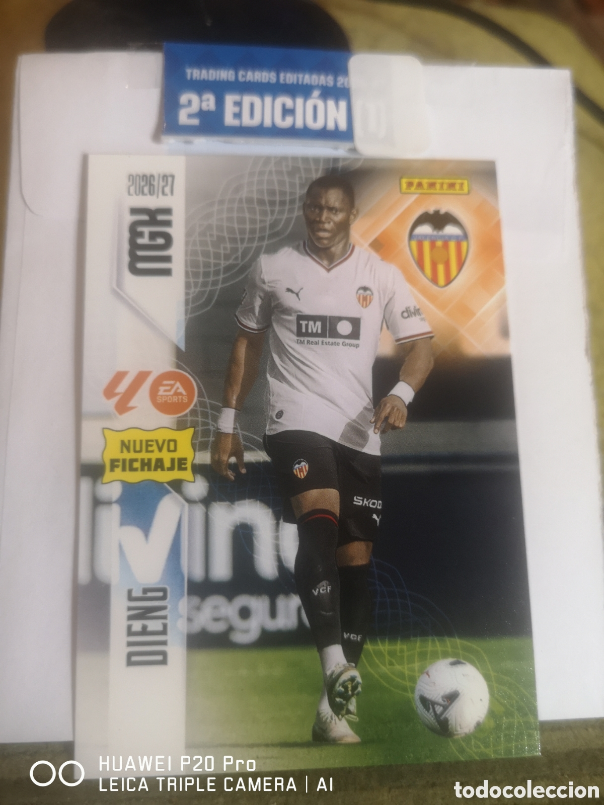 Cromos de f&uacute;tbol: MEGACRACKS 2026 2027 2026 27 DIENG NUEVO FICHAJE 487 - VALENCIA