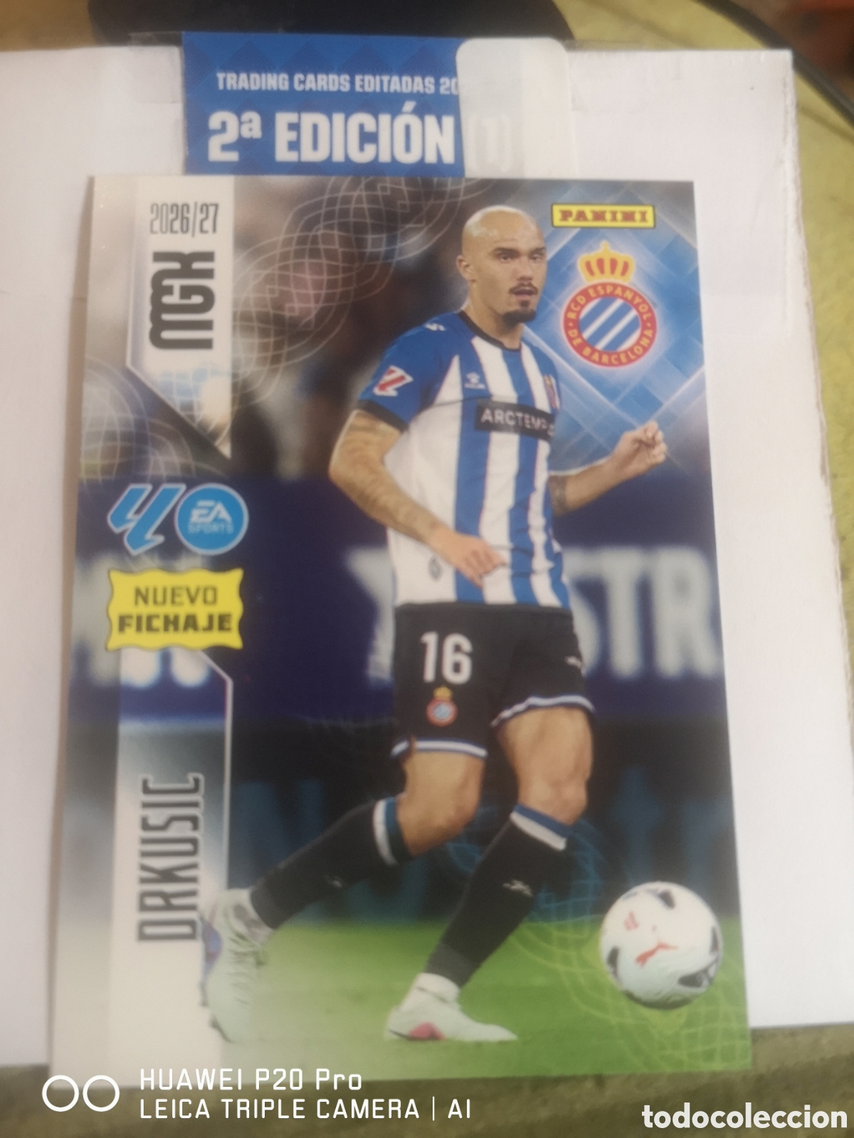 Cromos de f&uacute;tbol: MEGACRACKS 2026 2027 2026 27 DRKUSIC NUEVO FICHAJE 476 - ESPA&Ntilde;OL
