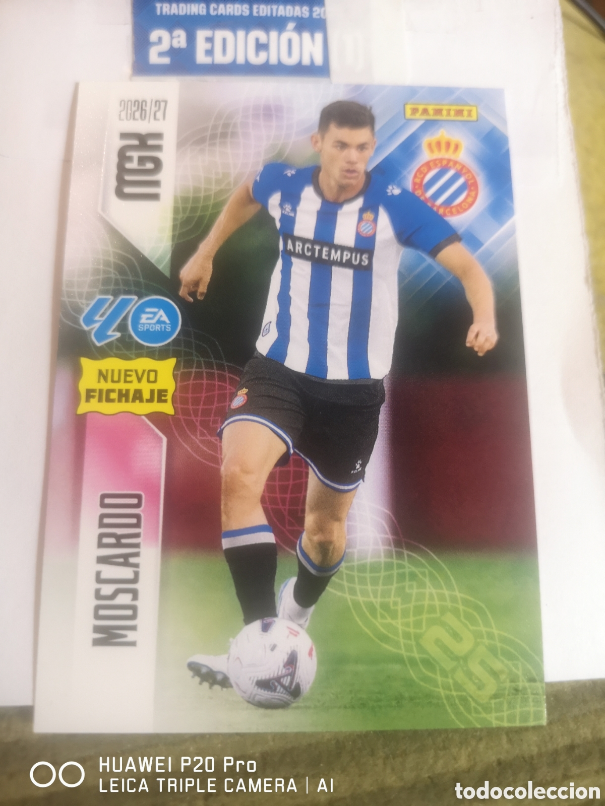 Cromos de f&uacute;tbol: MEGACRACKS 2026 2027 2026 27 MOSCARDO NUEVO FICHAJE 482 - ESPA&Ntilde;OL