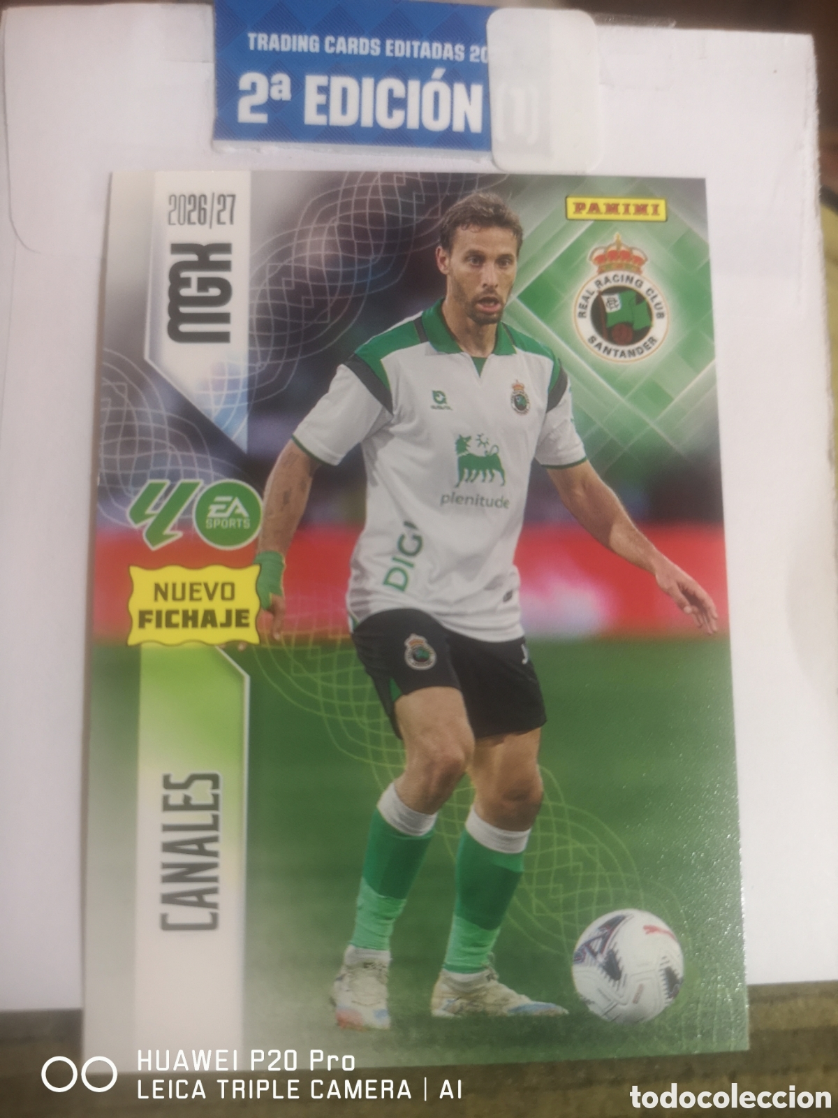 Cromos de f&uacute;tbol: MEGACRACKS 2026 2027 2026 27 CANALES NUEVO FICHAJE 460 - RACING SANTANDER