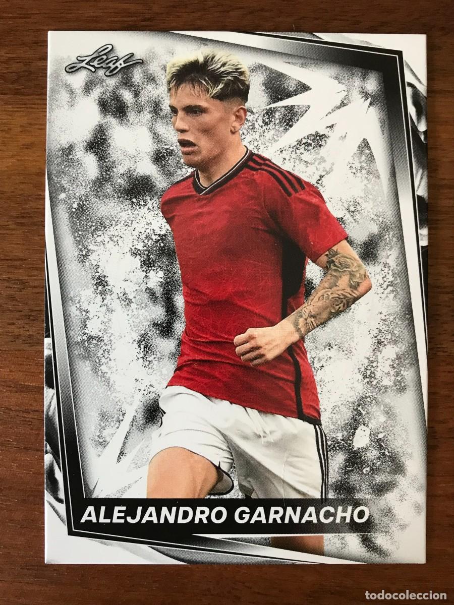 Cromos de f&uacute;tbol: ALEJANDRO GARNACHO - MANCHESTER UNITED - LEAF 2024 24