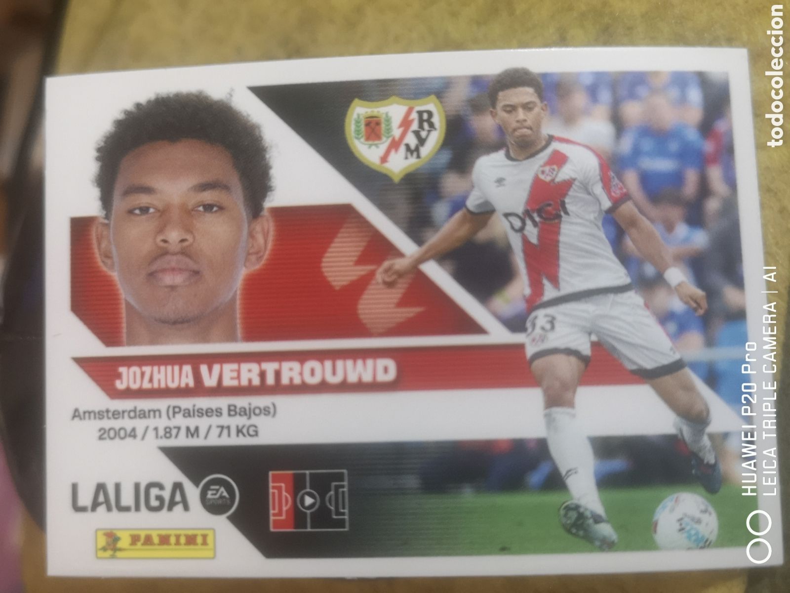 Cromos de f&uacute;tbol: LIGA ESTE 2026 2027 2026 27 COLOCA VERTROUWD 7 BIS - RAYO VALLECANO