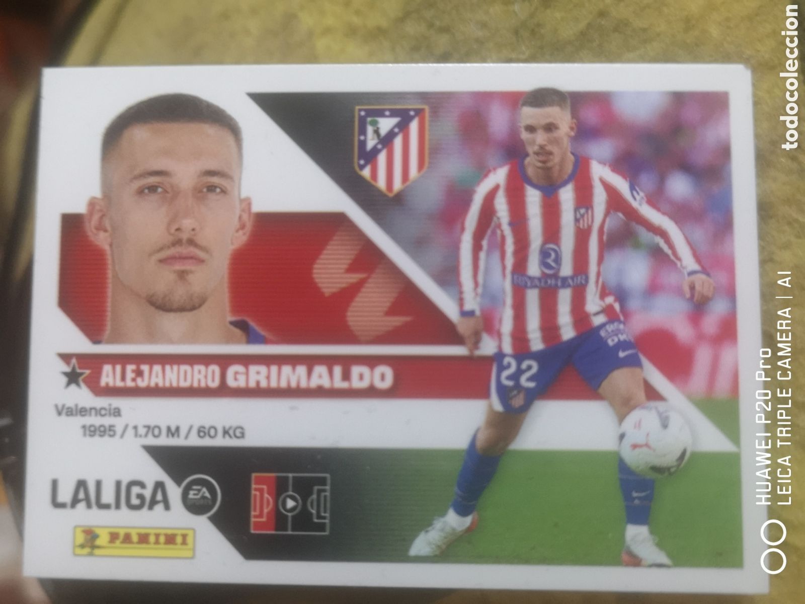 Cromos de f&uacute;tbol: LIGA ESTE 2026 2027 2026 27 COLOCA GRIMALDO 10 BIS - ATLETICO DE MADRID
