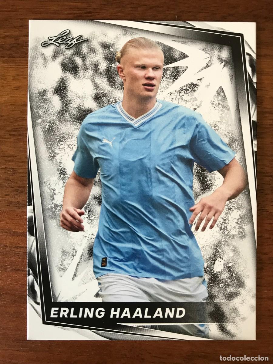 Cromos de f&uacute;tbol: ERLING HAALAND - MANCHESTER CITY - LEAF 2024 24