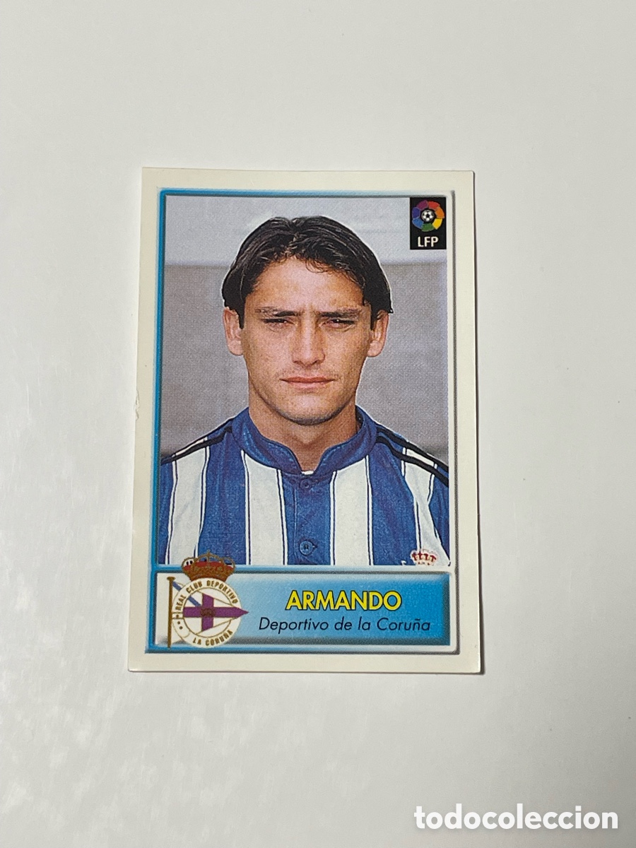 Cromos de f&uacute;tbol: Armando Deportivo de La Coru&ntilde;a 95/96 Bollycao #58
