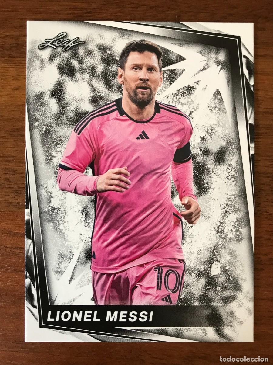 Cromos de f&uacute;tbol: LIONEL MESSI - MIAMI - ARGENTINA - LEAF 2024 24