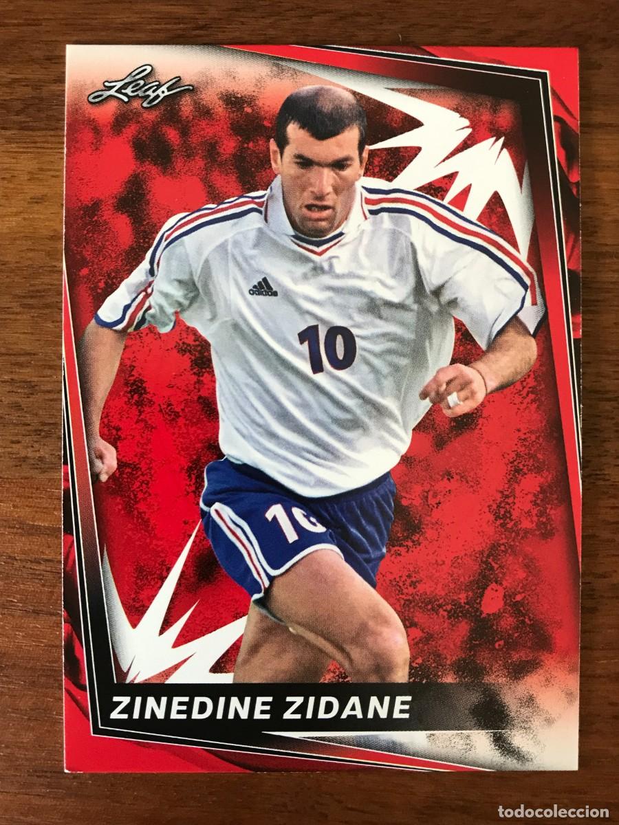 Cromos de f&uacute;tbol: ZINEDINE ZIDANE - FRANCIA - RED - LEAF 2024 24