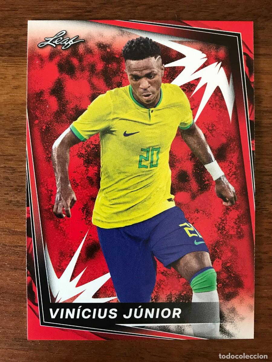 Cromos de f&uacute;tbol: VINICIUS JUNIOR - BRASIL - RED - LEAF 2024 24