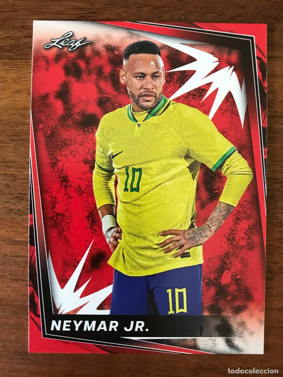 Cromos de f&uacute;tbol: NEYMAR JR - BRASIL - RED - LEAF 2024 24
