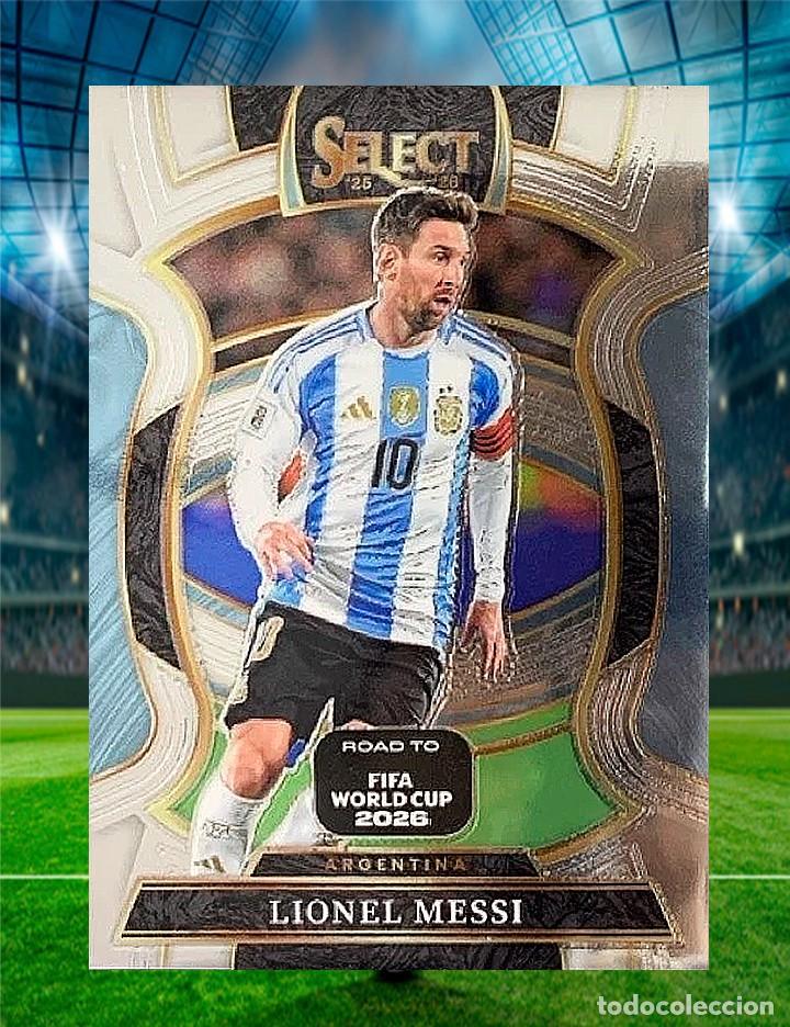 Cromos de f&uacute;tbol: Lionel Messi 2025-26 Panini Select Road to World