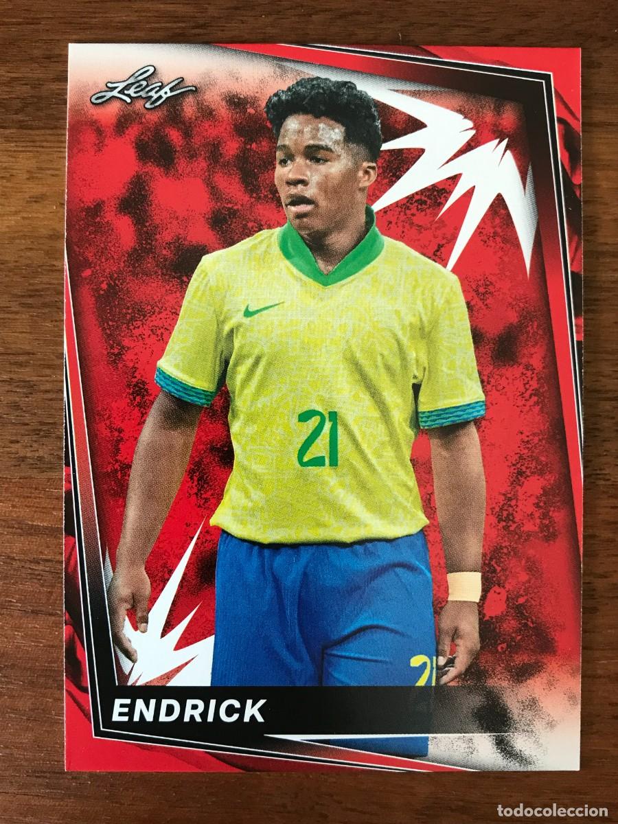 Cromos de f&uacute;tbol: ENDRICK - BRASIL - RED - LEAF 2024 24 - Foto 1