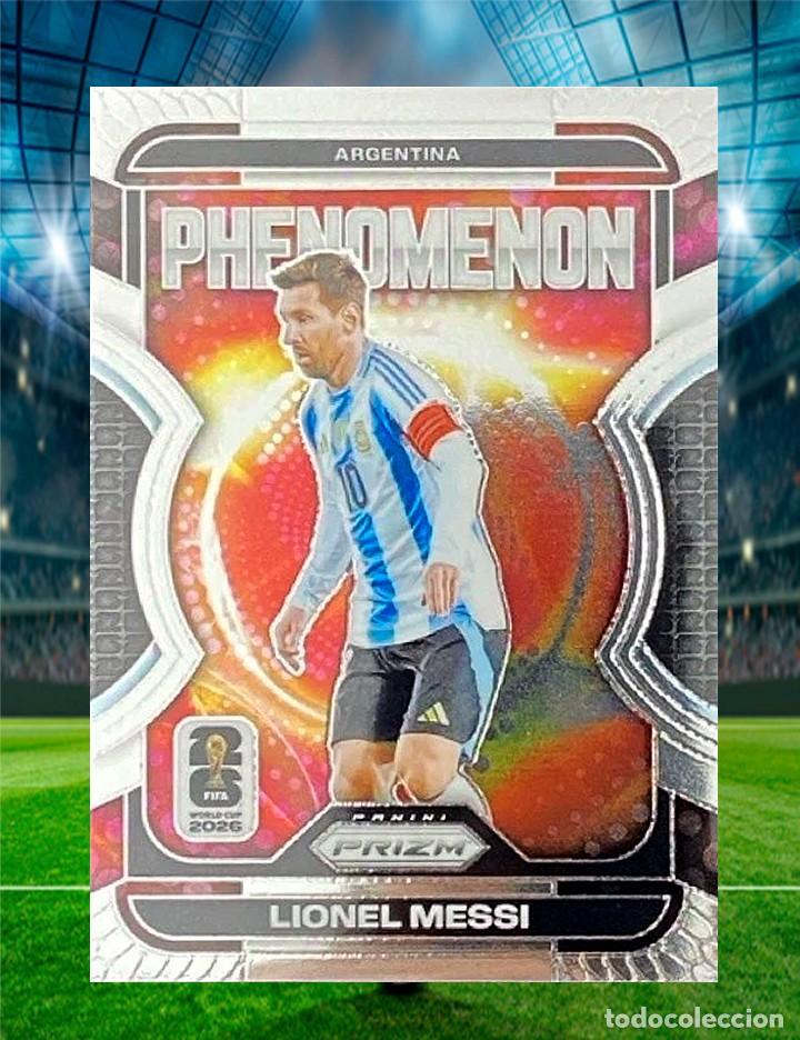 Cromos de f&uacute;tbol: Lionel Messi 2026 Panini Prizm FIFA World Cup