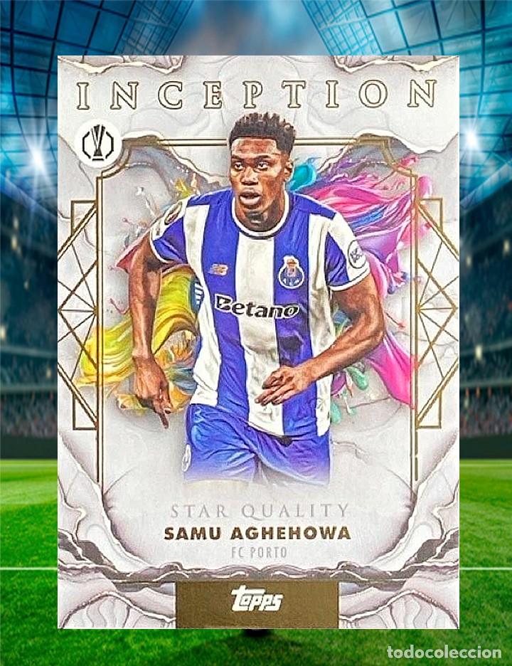 Cromos de f&uacute;tbol: Samu Aghehowa 2025-26 Topps Inception UCC Star