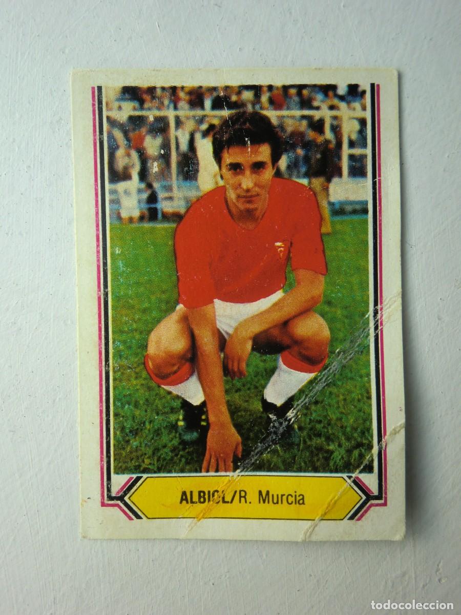Cromos de f&uacute;tbol: Cromo de f&uacute;tbol LIGA ESTE 80-81 1980-1981: ALBIOL (Murcia), &uacute;ltimos fichajes N&ordm; 15