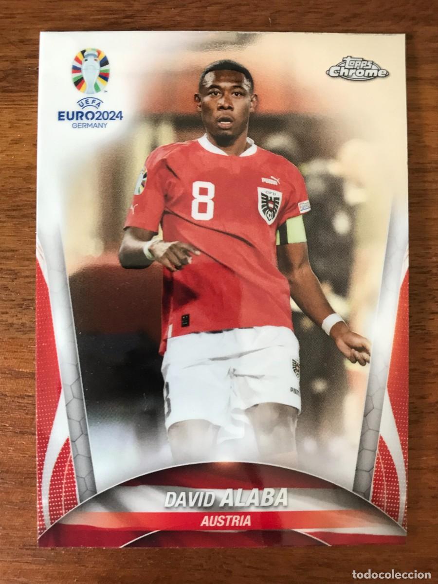 Cromos de f&uacute;tbol: DAVID ALABA - AUSTRIA - TOPPS CHROME UEFA EURO 2024 24