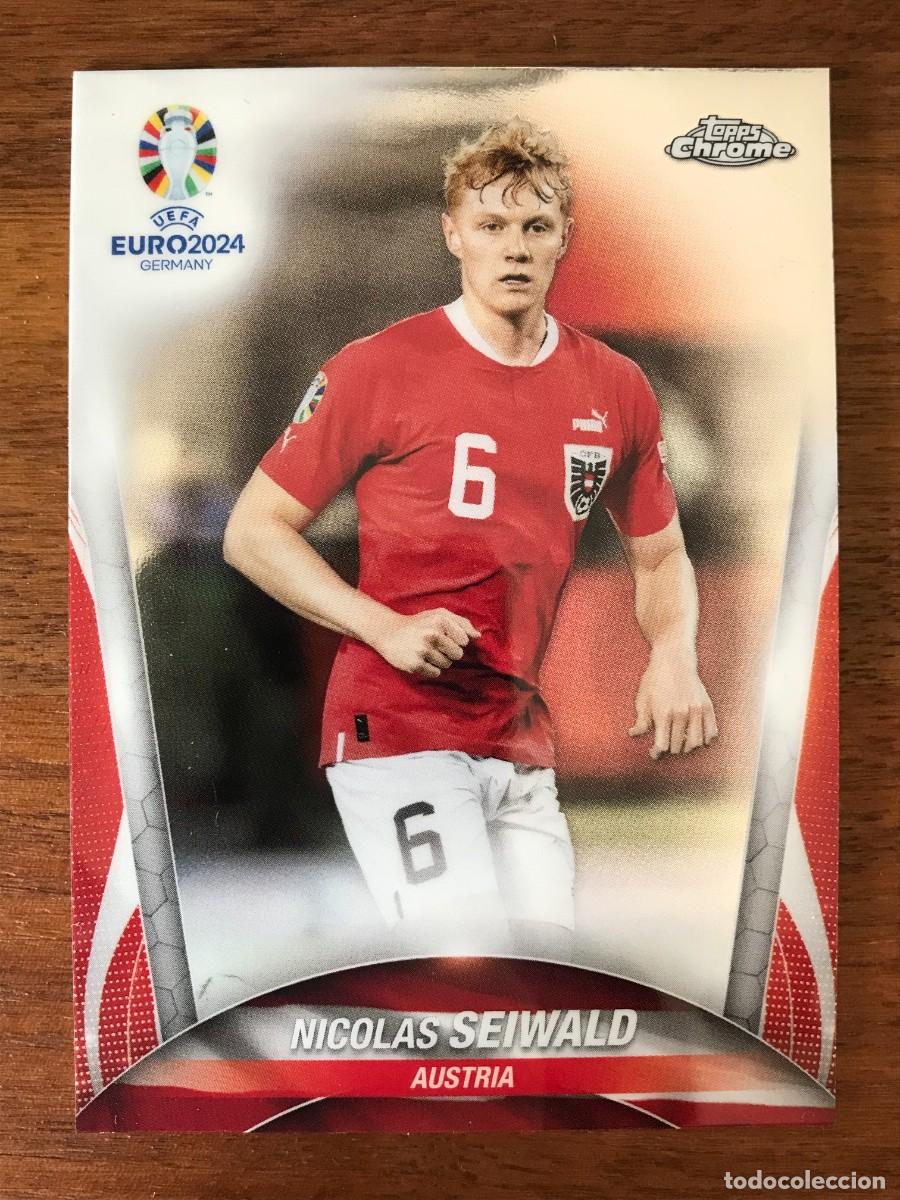 Cromos de f&uacute;tbol: NICOLAS SEIWALD - AUSTRIA - TOPPS CHROME UEFA EURO 2024 24