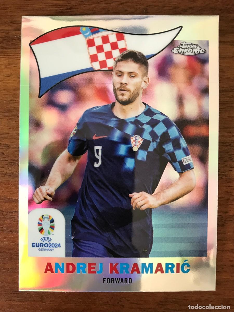 Cromos de f&uacute;tbol: ANDREJ KAMARIC - CROACIA - INSERT REFRACTOR - TOPPS CHROME UEFA EURO 2024 24