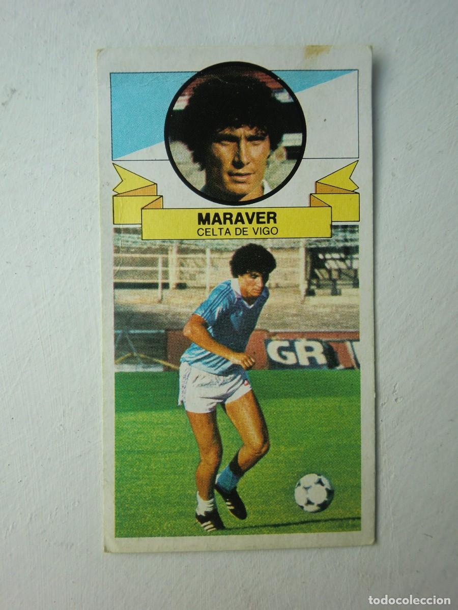 Cromos de f&uacute;tbol: Cromo de f&uacute;tbol LIGA ESTE 85-86 1985-1986: MARAVER (Celta), &uacute;ltimos fichajes N&ordm; 14