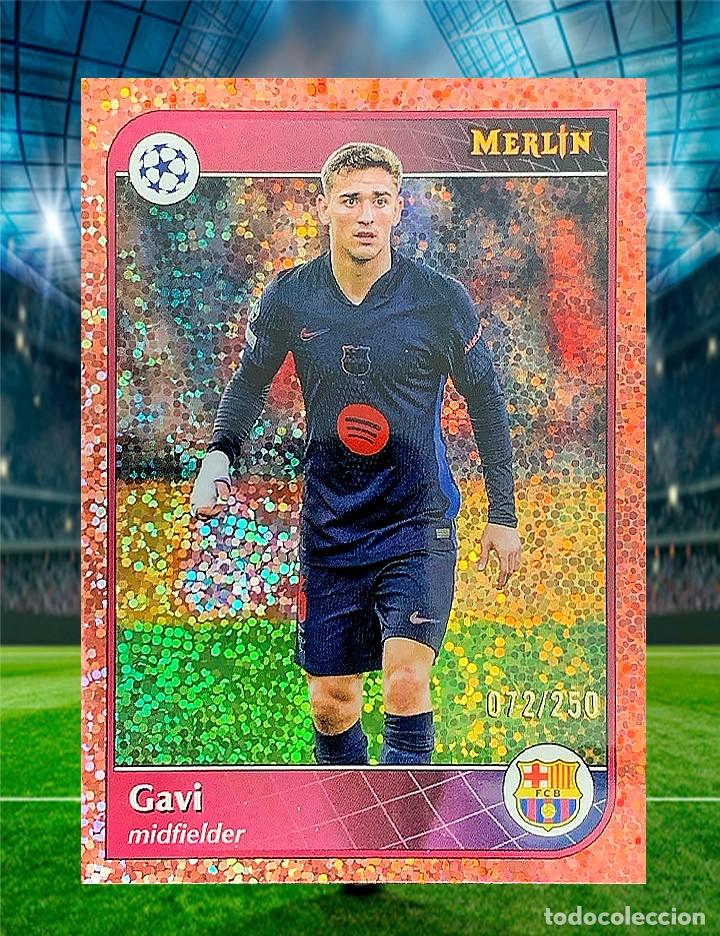 Cromos de f&uacute;tbol: Gavi 2024-25 Merlin UCC Rose Gold 072/250