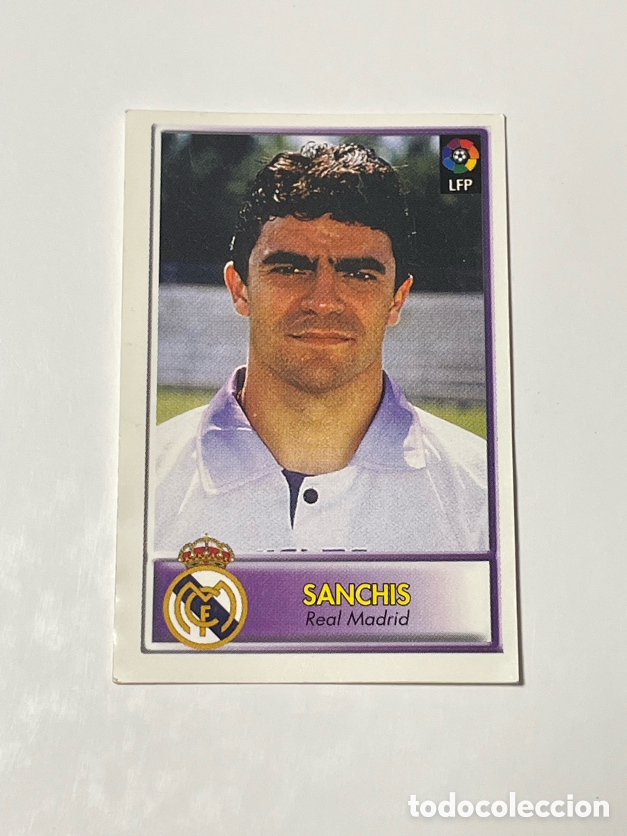 Cromos de f&uacute;tbol: Manolo Sanch&iacute;s Real Madrid 95/96 Bollycao #101