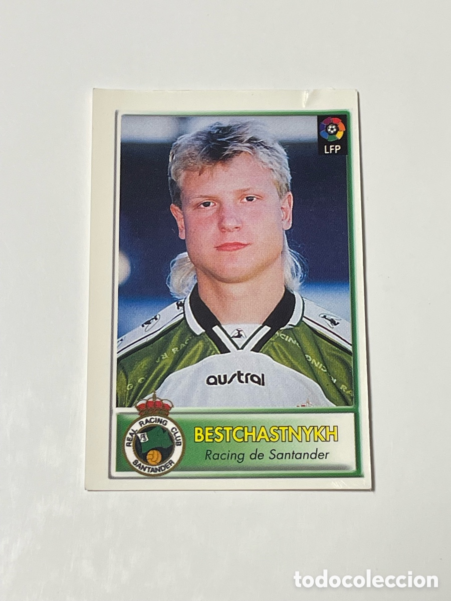 Cromos de f&uacute;tbol: Vladimir Bestchastnykh Racing de Santander 95/96 #154