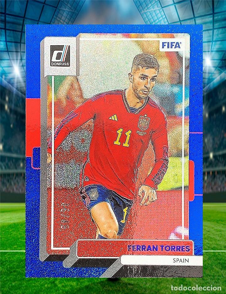 Cromos de f&uacute;tbol: Ferran Torres 2022-23 Donruss FIFA Blue /49