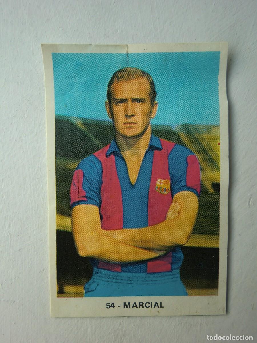 Cromos de f&uacute;tbol: Cromo f&uacute;tbol CAMPEONATOS NACIONALES Y M&Eacute;JICO 70-71 1970-1971 RUIZ ROMERO: MARCIAL (Barcelona) N&ordm; 54