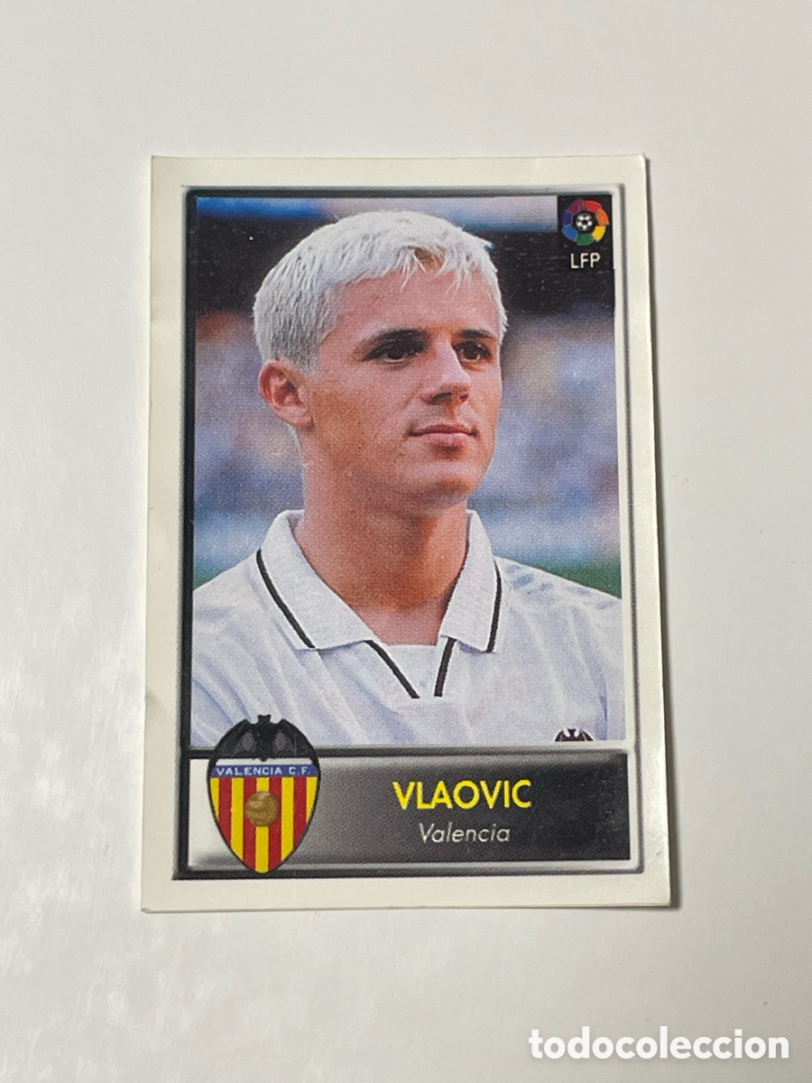 Cromos de f&uacute;tbol: Goran Vlaovic Valencia 95/96 Bollycao #197